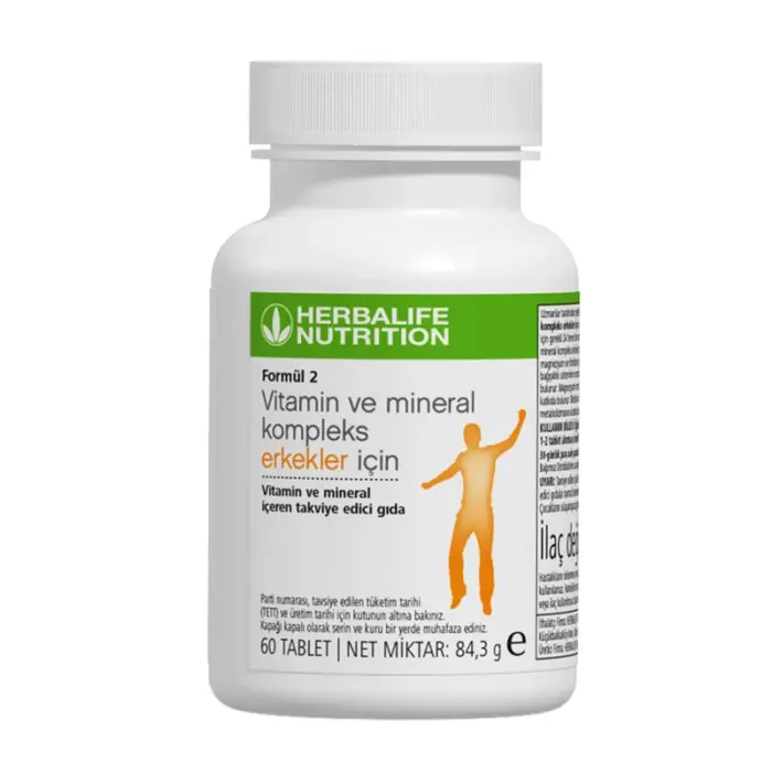 Herbalife Erkek Vitamini | Formül 2 Vitamin ve Mineral Kompleks