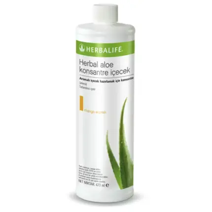 Herbalife Aloe Vera Suyu | Aloe Konsantre İçecek Mango Aromalı