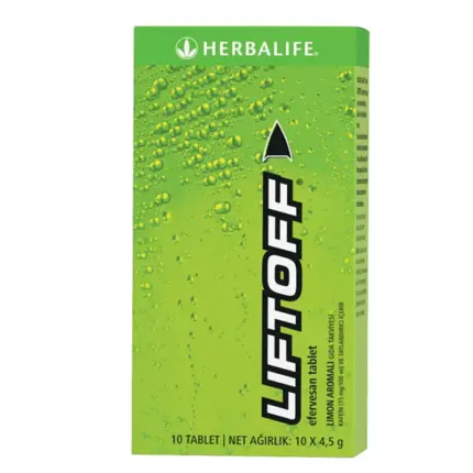Herbalife Liftoff Efervesan İçecek – Limon Aromalı