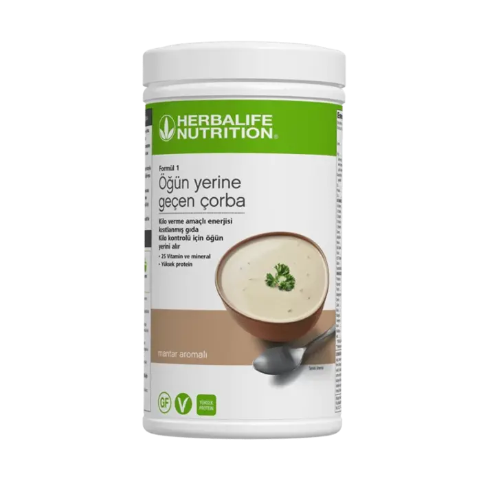 Herbalife Mantar Çorbası F1 Öğün Yerine Geçen Çorba