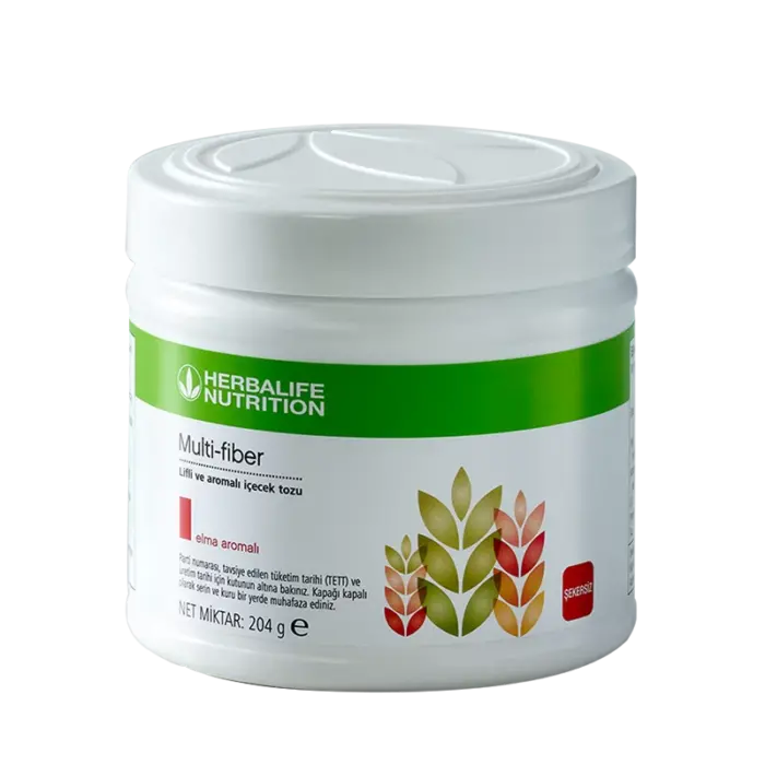 Herbalife Multi-Fiber Lifli ve Aromalı İçecek Tozu Elma 204 g