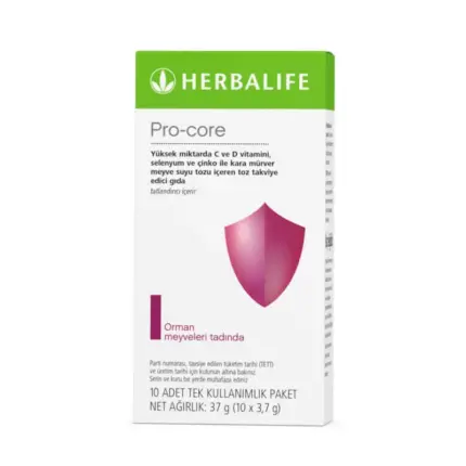 Herbalife Pro-Core Orman Meyveleri Tadında Takviye Edici Gıda