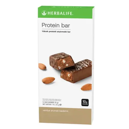 Herbalife Protein Bar – Vanilya Aromalı Bademli 14’lü paket