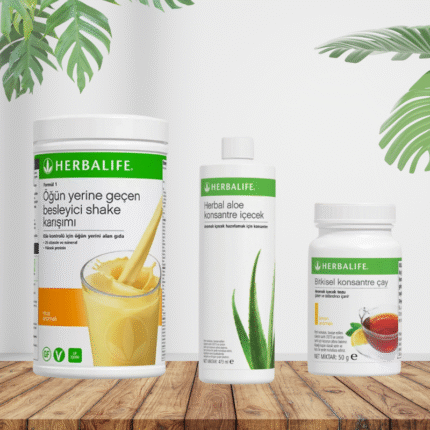 Herbalife İdeal Kahvaltı Seti | Protein Shake + Aloe Vera + Çay ile Güne Sağlıklı Başla
